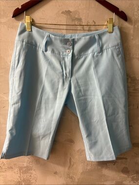adidas Light Blue Women's Bermuda Shorts
